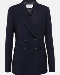 Gabriela Hearst Blazer Angela in lana Blu