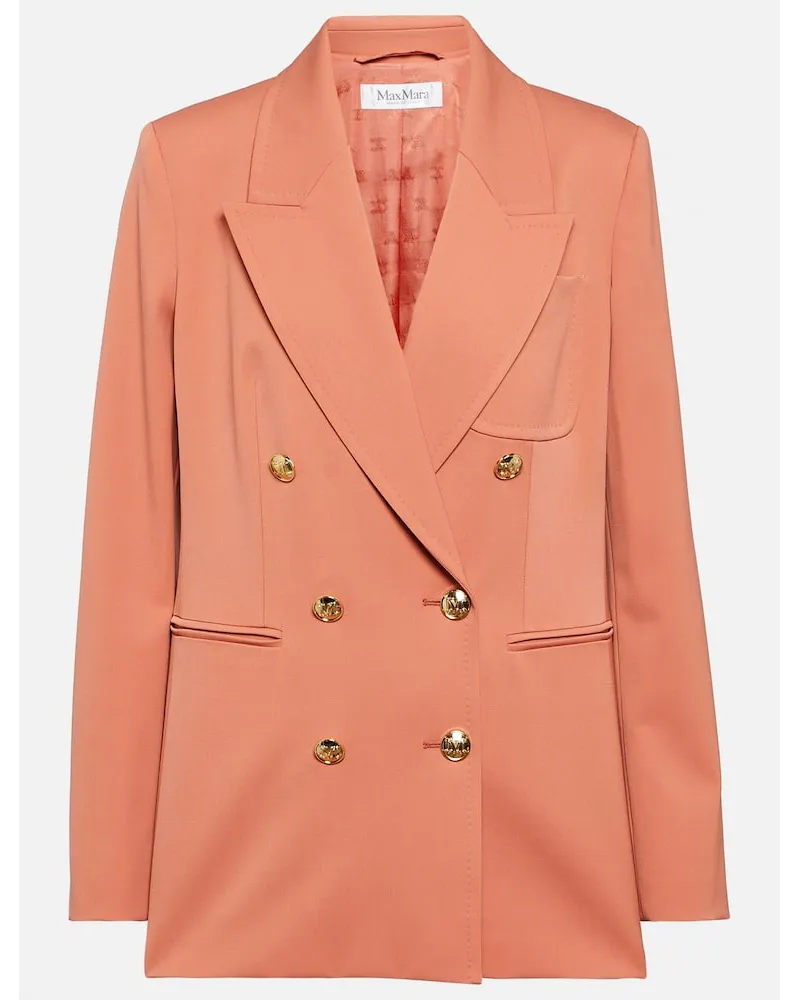 Max Mara Blazer Reale in lana Rosa