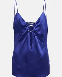 Stella McCartney Top con cut-out Blu