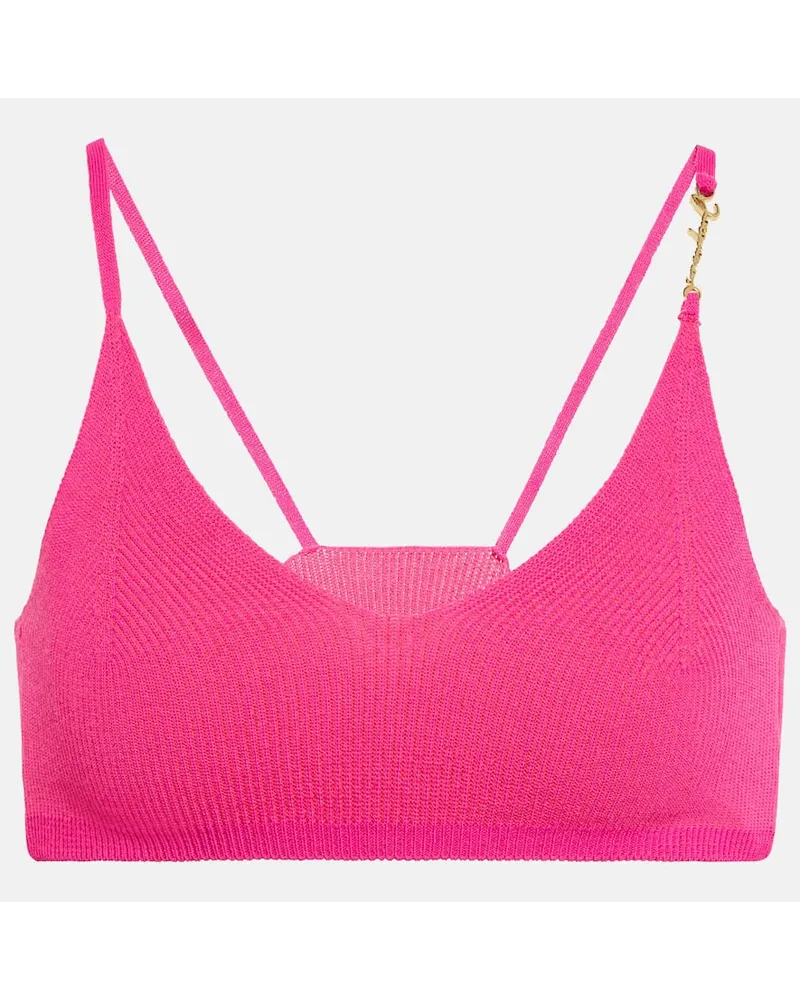 Jacquemus Top Le Bandeau Pralu Rosa
