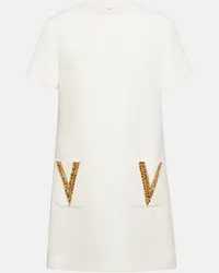 Valentino Garavani Miniabito in Crêpe Couture Bianco