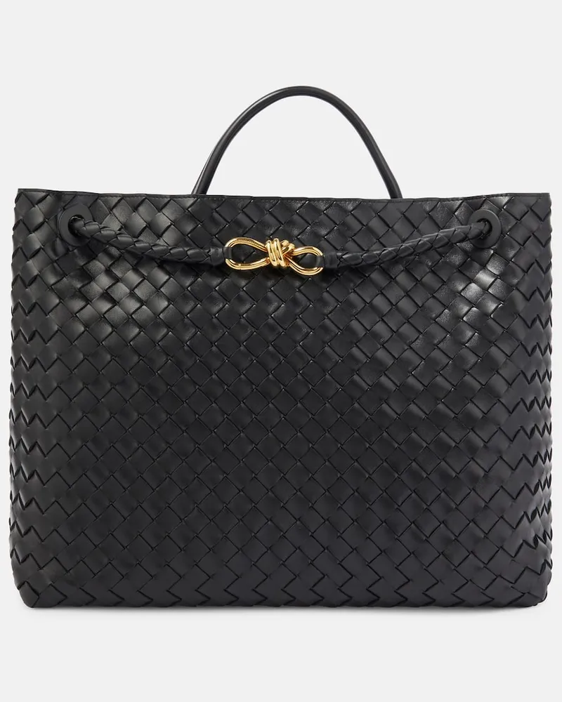 Bottega Veneta Borsa Andiamo Large in pelle Nero