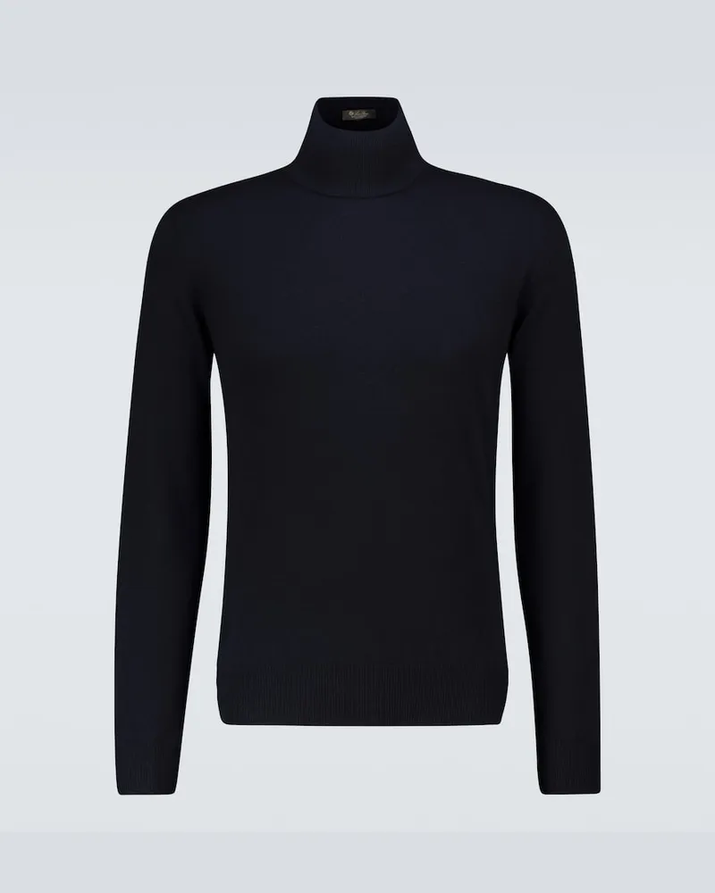Loro Piana Dolcevita in cashmere Blu