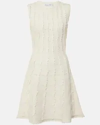 Oscar de la Renta Miniabito in maglia Bianco