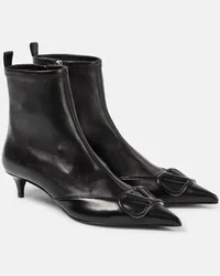 Valentino Garavani Stivaletti VLogo Signature in pelle Nero