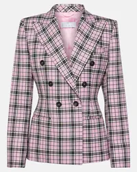 Giuseppe di Morabito Blazer in lana a quadri Rosa