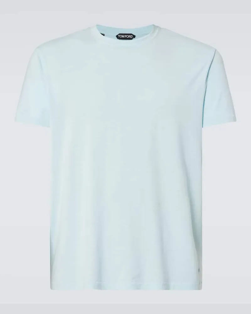 Tom Ford T-shirt in jersey Blu