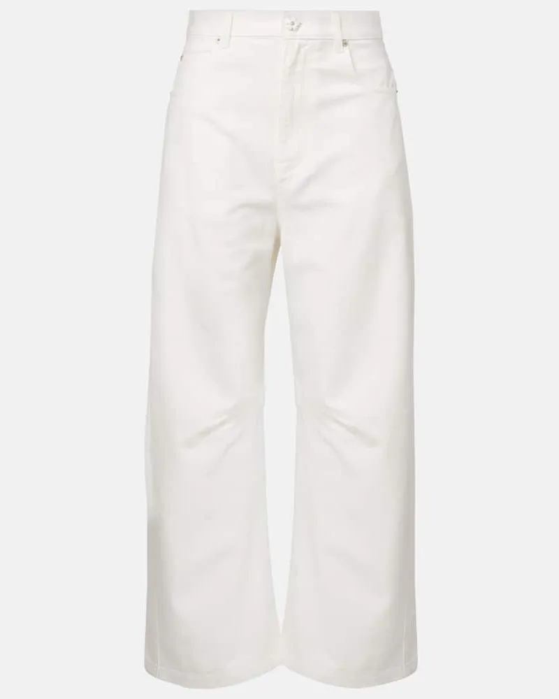 Loewe Paula's Ibiza - Jeans a gamba barrel Bianco