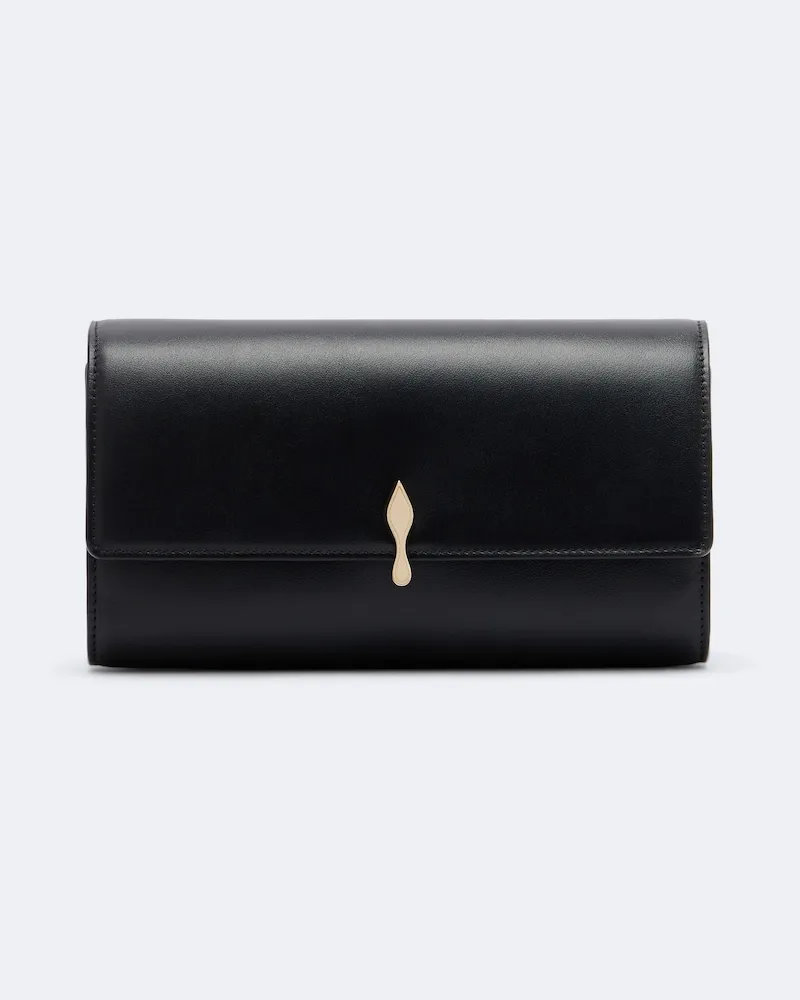 Christian Louboutin Portafoglio con catena Bettina in pelle Nero