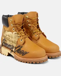 Jimmy Choo x Timberland  - Stivali in pelle Beige