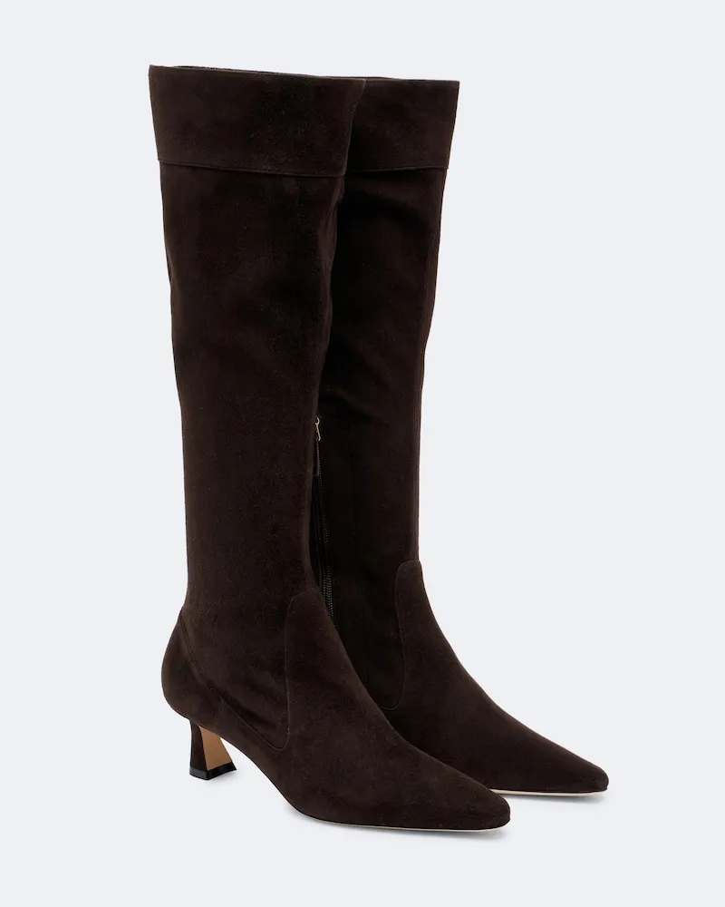Malone Souliers Stivali Riva in suede Marrone
