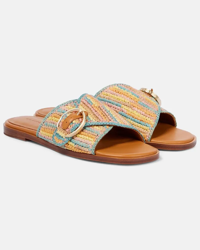 Robert Clergerie Sandali Irme in rafia Multicolore