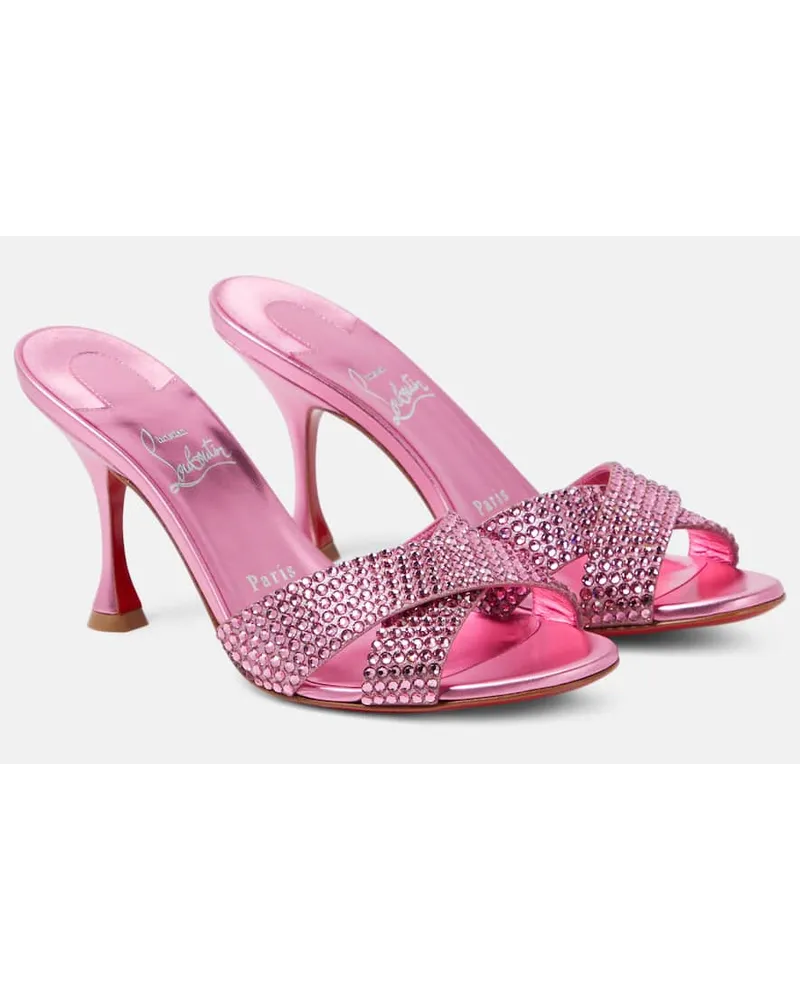 Christian Louboutin Sandali Mariza Is Back in pelle Rosa