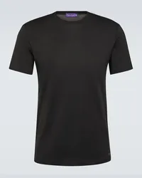 Ralph Lauren T-shirt in jersey di cotone Nero