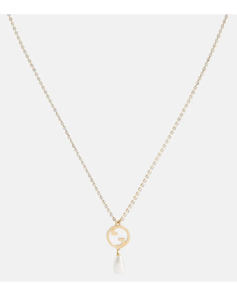 Gucci Collana Gucci Blondie con perle bijoux Oro