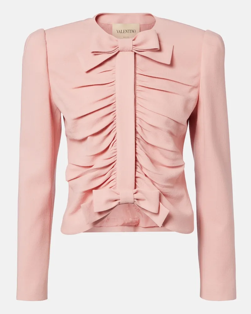 Valentino Garavani Giacca in lana vergine Rosa