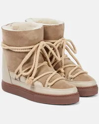 INUIKII Stivaletti Classic Wedge in pelle Beige