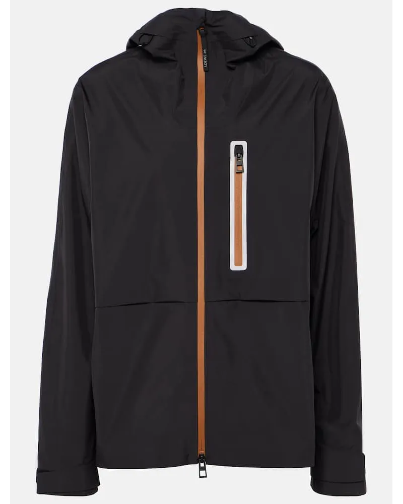 Loewe x On - Giacca Storm in tessuto tecnico Nero