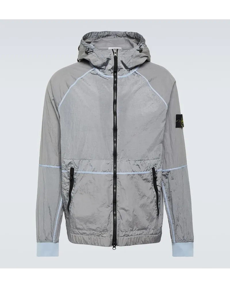 Stone Island Impermeabile Compass Blu