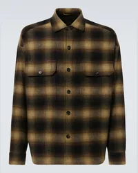 Loro Piana Camicia Vincenzo in tartan di cotone Multicolore