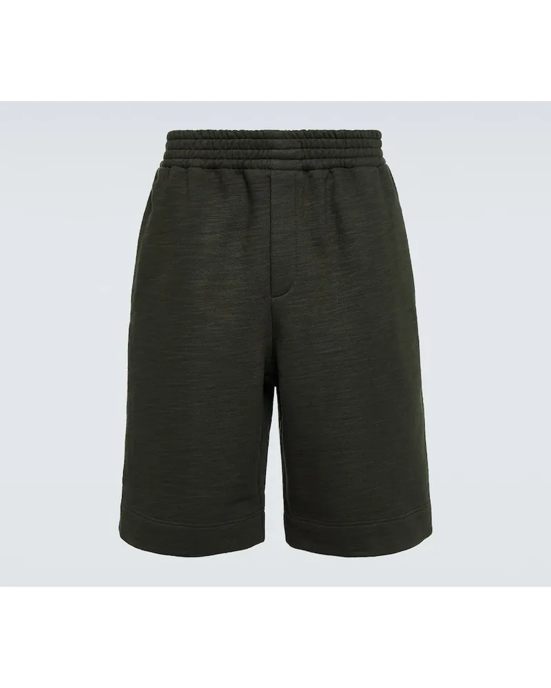 The Row Shorts Dovi in jersey di cotone Grigio