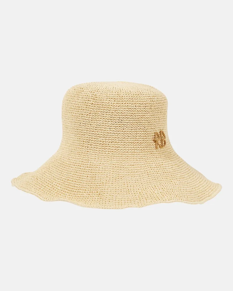 RUSLAN BAGINSKIY Cappello in paglia Beige