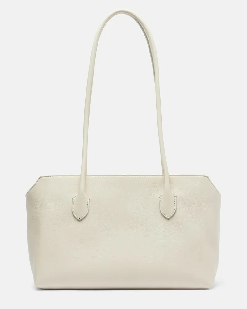 The Row Borsa a spalla Terrasse Medium in pelle Bianco