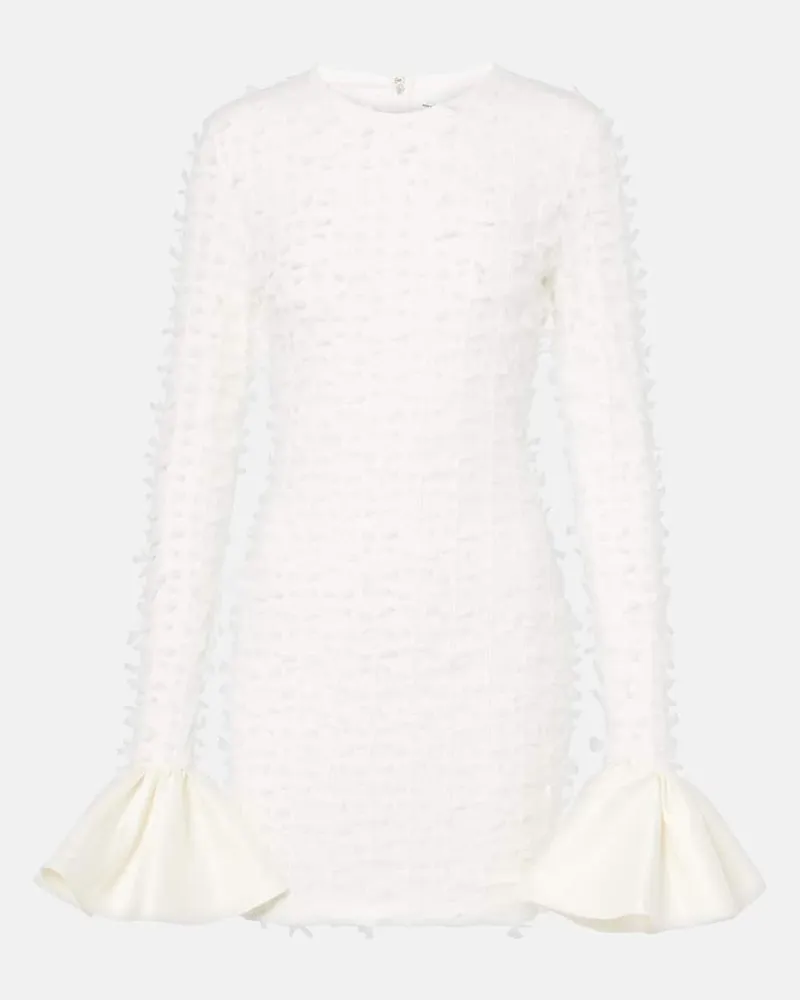 ROTATE Birger Christensen Bridal - Abito corto in mesh Bianco