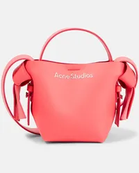 Acne Studios Borsa a tracolla Musubi Mini in pelle Rosa