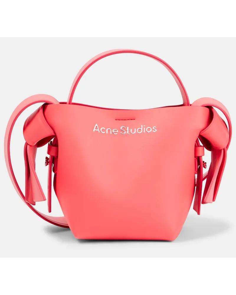 Acne Studios Borsa a tracolla Musubi Mini in pelle Rosa