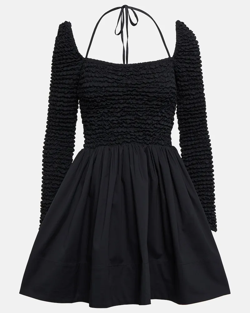 STAUD Miniabito in cotone Nero