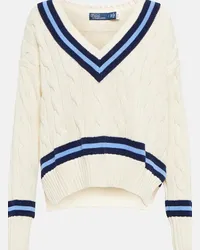 Ralph Lauren Pullover in cotone a trecce Multicolore