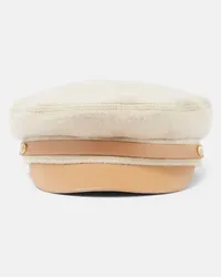 Max Mara Cappello newsboy Canossa in cashmere Beige