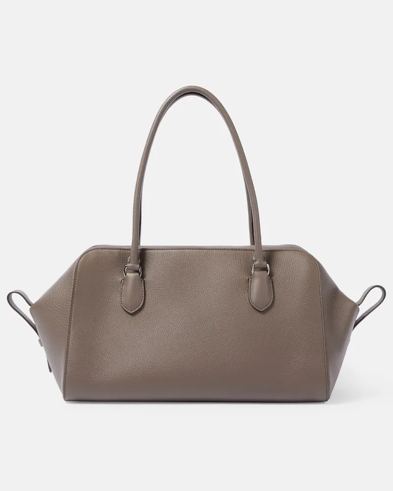 The Row Borsa da viaggio E/W in pelle Marrone