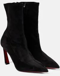 Christian Louboutin Stivaletti Condora 100 in suede Nero