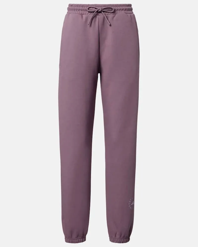 adidas Pantaloni sportivi in misto cotone Viola