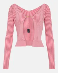 Jacquemus Cardigan Pralù Longue Rosa