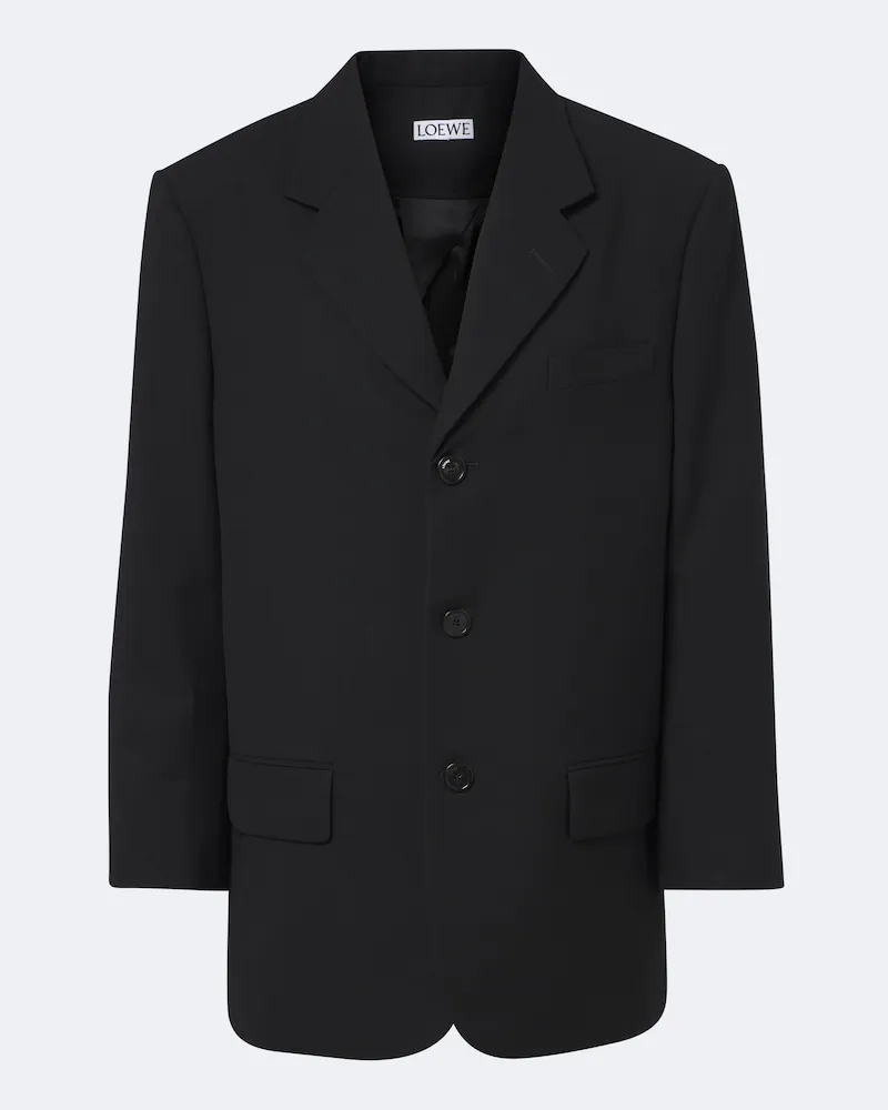 Loewe Blazer in lana Nero