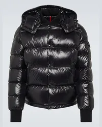 Moncler Piumino Maljasset con cappuccio Nero