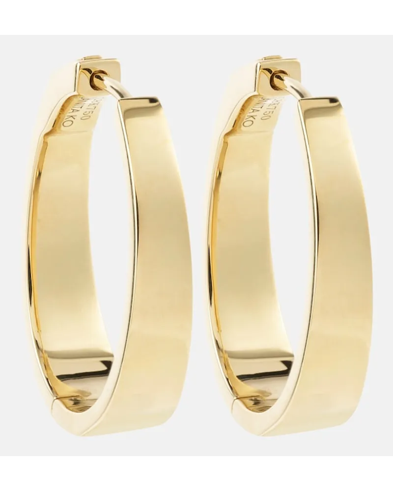 ANITA KO Orecchini a cerchio Meryl in oro 18kt Oro