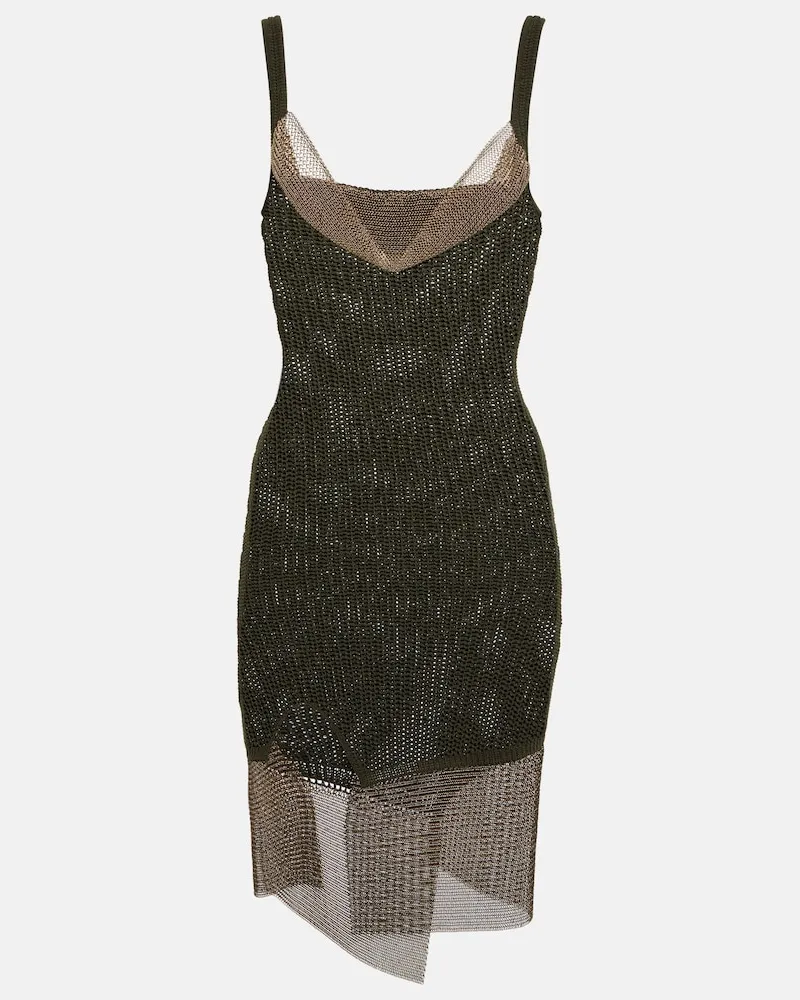 Aya Muse Miniabito Mesome con mesh Multicolore