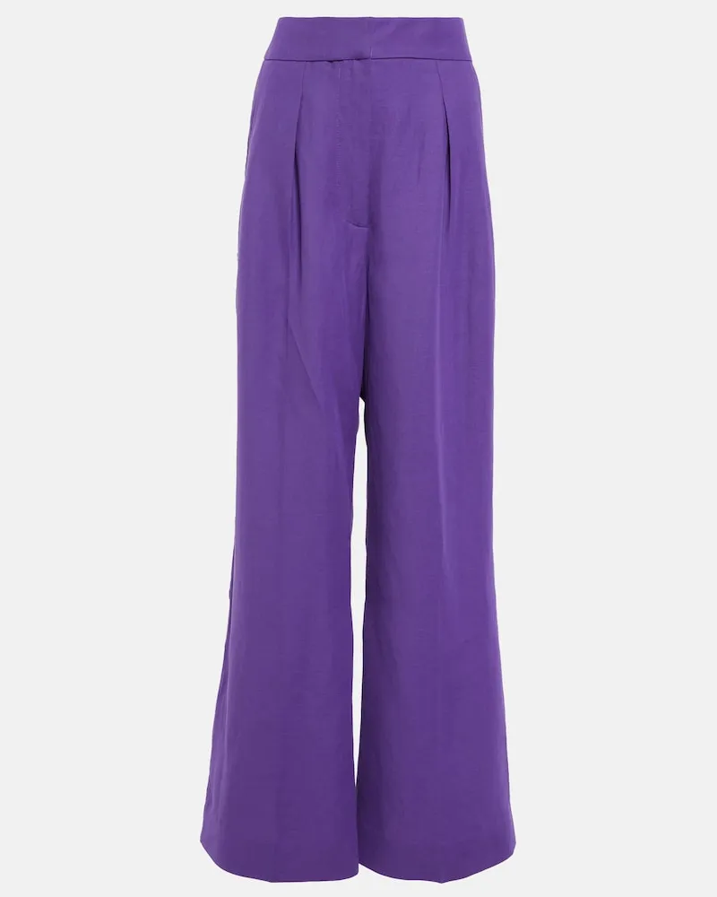 Jacquemus Pantaloni Plidao a gamba larga Viola