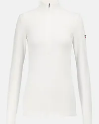 FUSALP Top da sci con zip Bianco