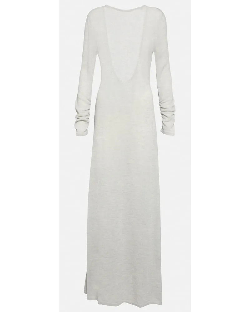 Magda Butrym Abito lungo in misto alpaca Grigio