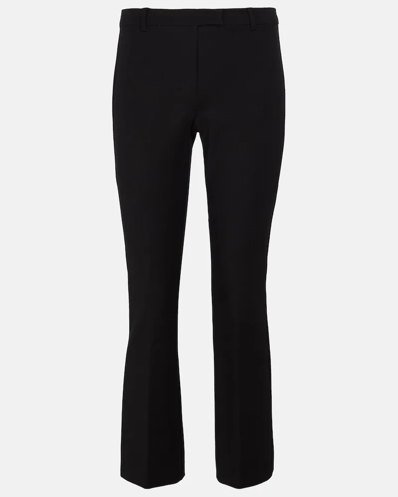 Max Mara Pantaloni Umanita in misto cotone Nero