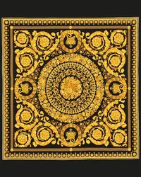 Versace Foulard Barocco in twill di seta Multicolore