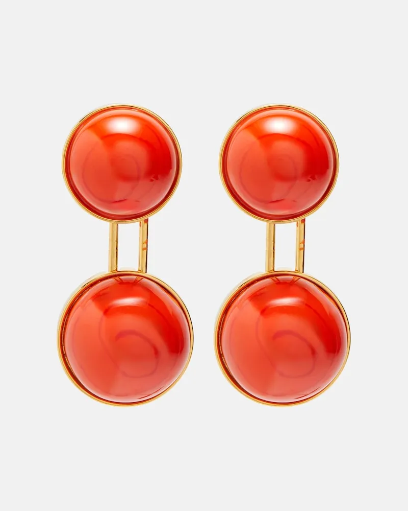 Alaïa Alaïa Orecchini Sphere Small Arancione