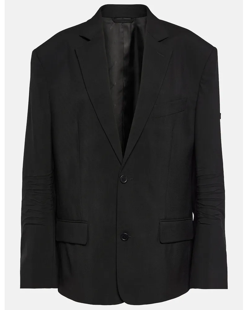 Balenciaga Blazer in lana Nero