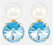 Orecchini Demi con cristalli e perle bijoux