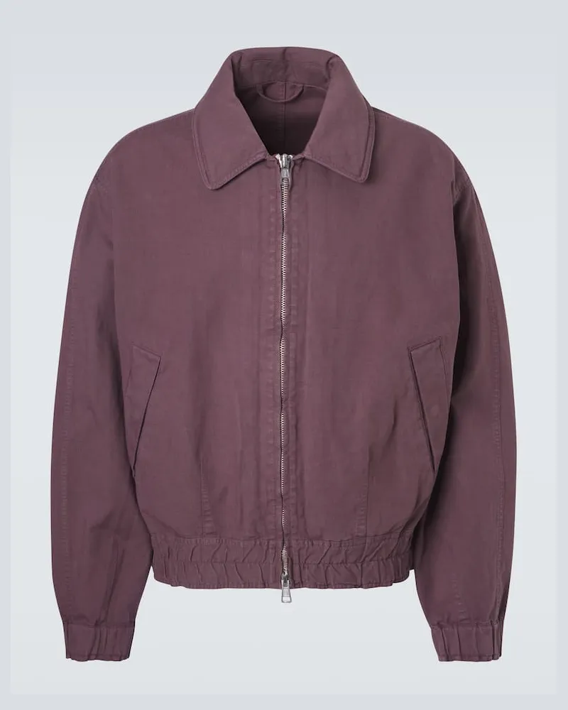 Our Legacy Bomber Command in cotone e lino Viola